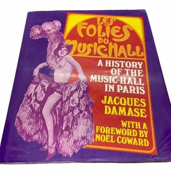 Coffee Table Book A History Of The Musical Hall In Paris Nudity Folies Retro - Picture 1 of 16
